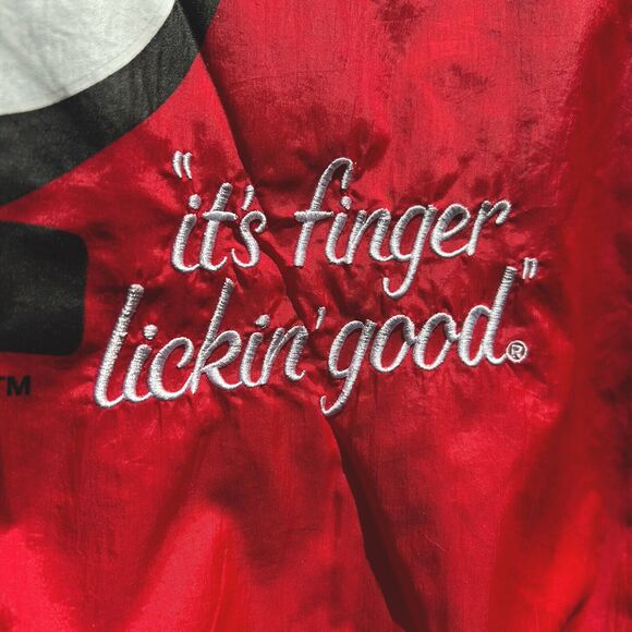 KFC Kentucky Fried Chicken Windbreaker‎ Jacket Small Colonel Sanders NWT Novelty - Picture 5 of 13